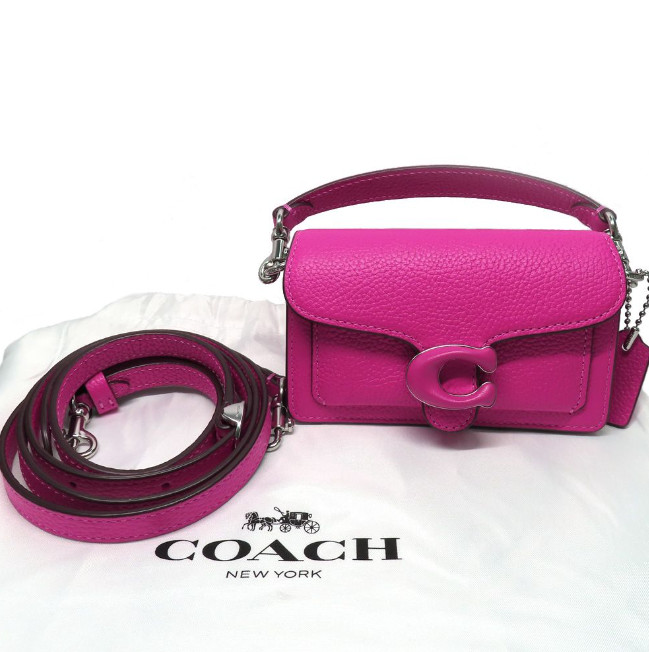 Coach Tabby 12 Shoulder Bag Pink Fuchsia New Unused | eBay US
