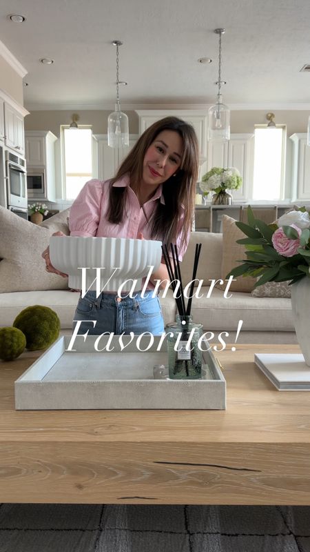 Walmart favorites I personally love and recommend for your home!! My fluted white modern bowl is so versatile, my viral chair is back in stock, my chic candle holders are amazing, my oversized mirror is the same as a designer mirror but way less!! And my viral planters are a yes for me. Don’t miss them! 

#LTKGala #LTKstyletip #LTKhome