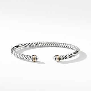Cable Classic Collection® Bracelet with 18K Yellow Gold | David Yurman
