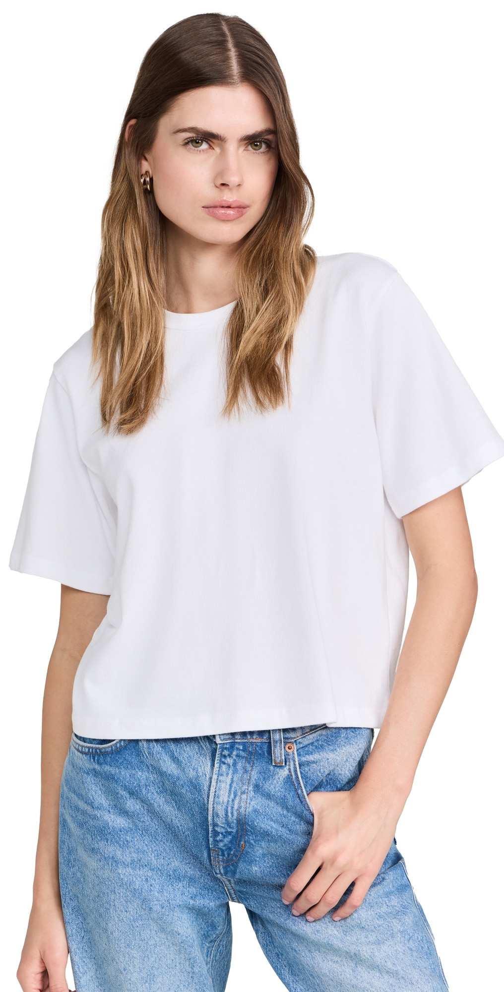 AYR The Practice Tee Oyster L | Shopbop