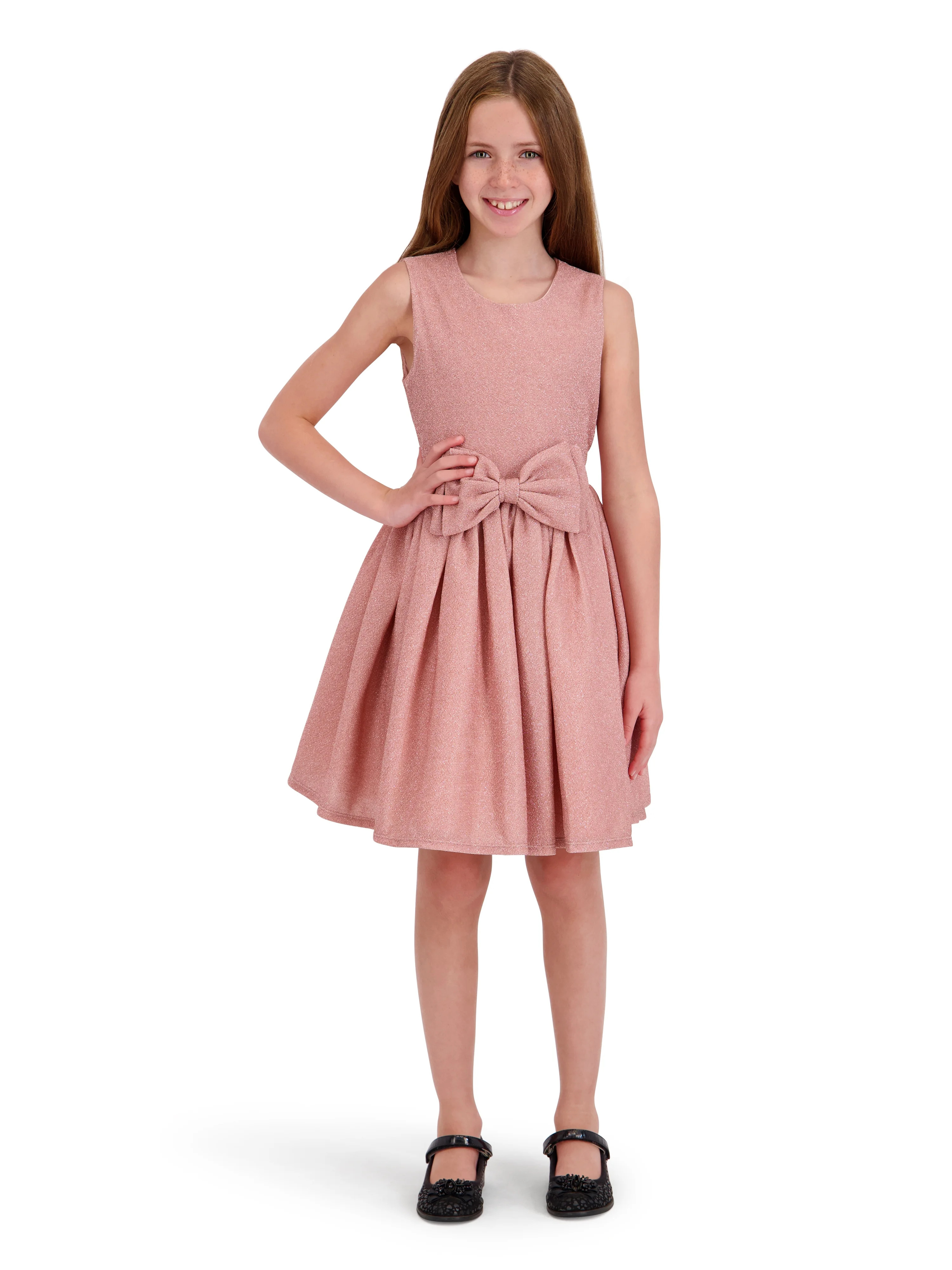 Kensie Girl Sparkle Bodice Sleeveless Dress, Sizes 4-16 | Walmart (US)