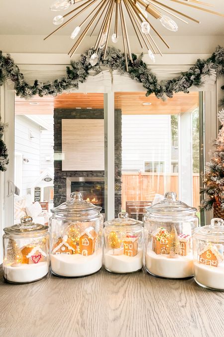 DIY Christmas Village Jars! Christmas bottle brush tree set, gingerbread mini village kit, decorating kit, pure epsom, Led fairy lights, glass jars with lid


#LTKHoliday #LTKSeasonal #LTKhome
