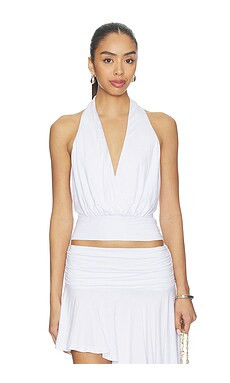 superdown Katrina Halter Top in White from Revolve.com | Revolve Clothing (Global)