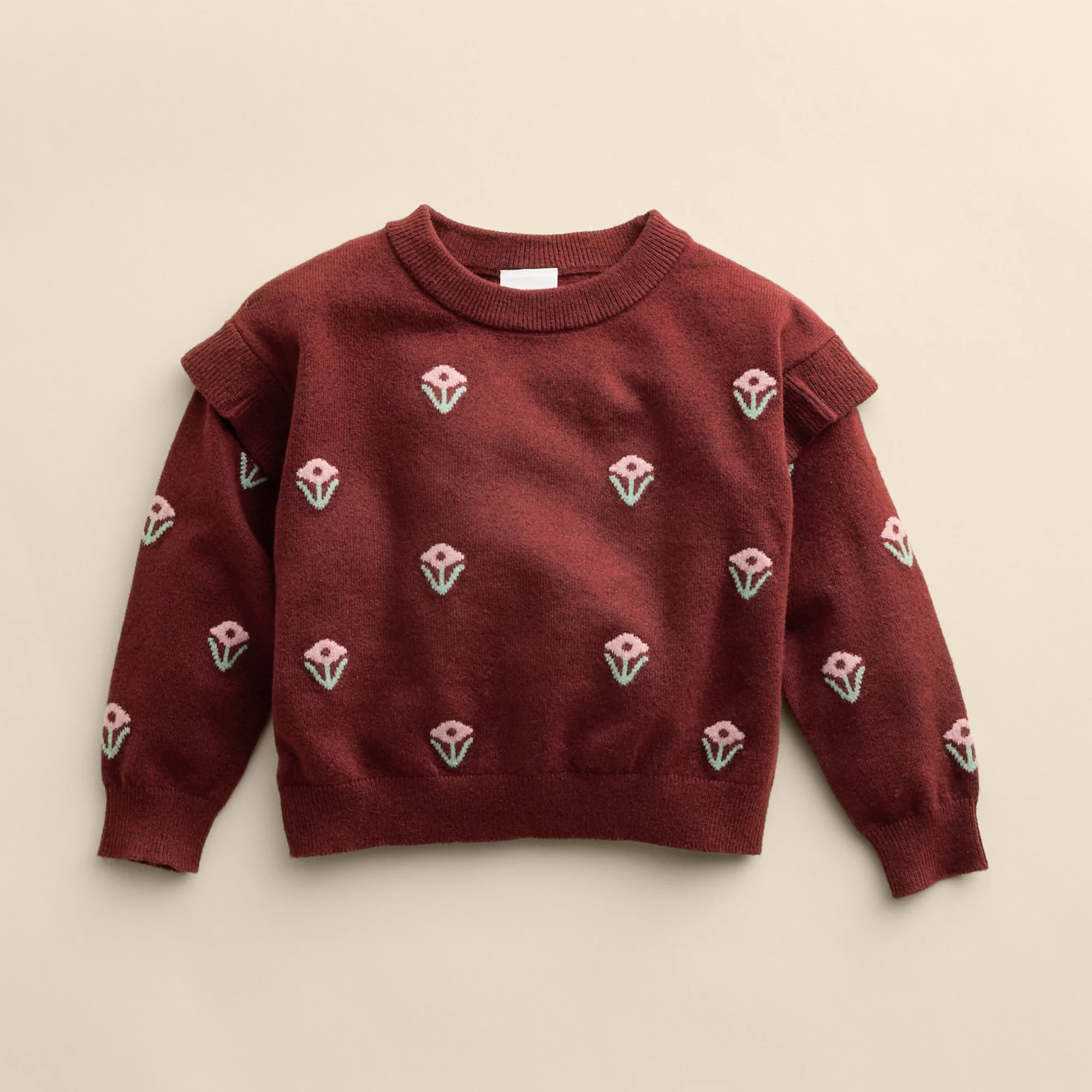 Baby & Toddler Girl Little Co. by Lauren Conrad Ruffle Sleeve Sweater | Kohl's
