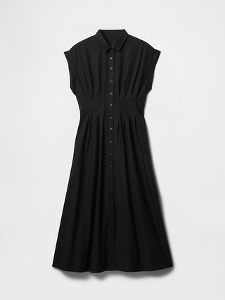 Poplin Midi Shirtdress | Gap (US)