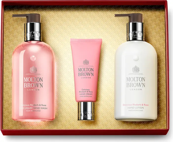 MOLTON BROWN London Delicious Rhubarb & Rose Hand Care Set | Nordstrom | Nordstrom