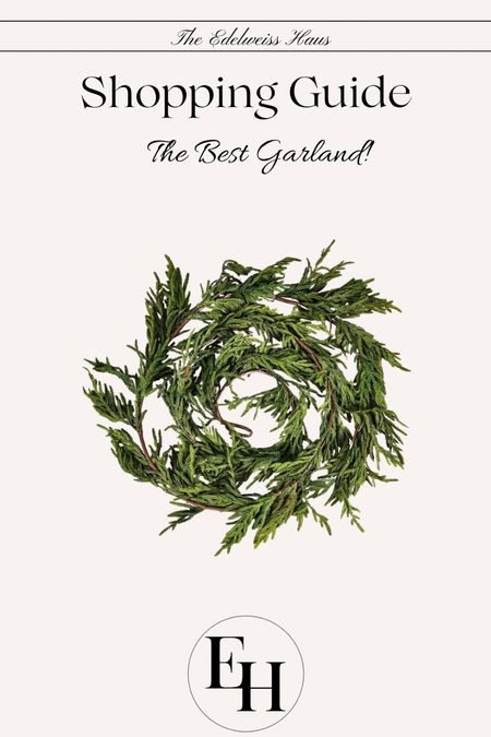 Hurry and get this before it sells out again! The Norfolk Pine Garland is the absolute best looking one I’ve seen/felt. #garland #christmasdecor 

#LTKHoliday #LTKsalealert #LTKSeasonal