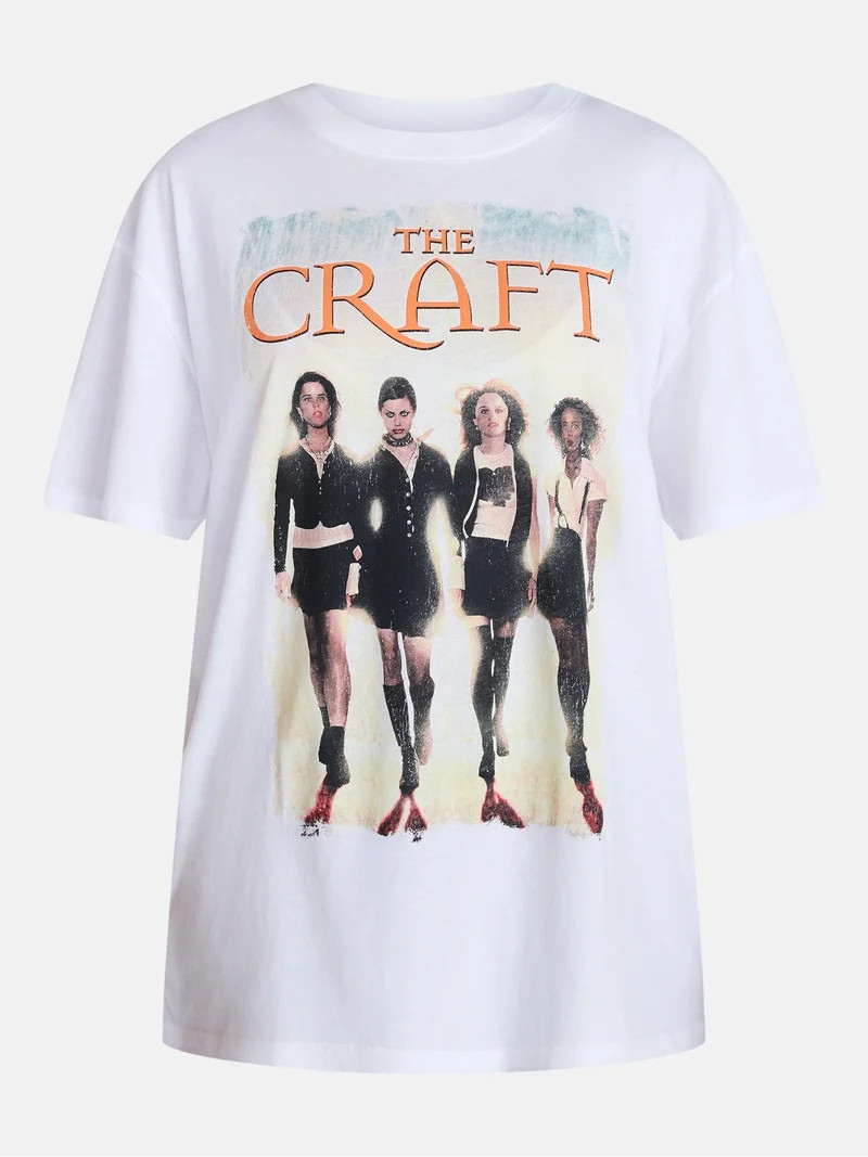 The Craft Women's Halloween Graphic Tee with Short Sleeves, Sizes XXS-XXL | Walmart (US)