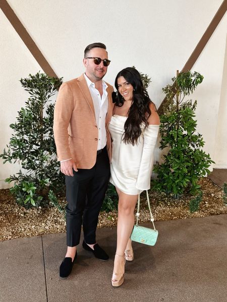 Our last dinner in Vegas called for this little white dress that would be such a cute look for the bride on her bachelortte!

#LTKWedding #LTKMens #LTKMidsize