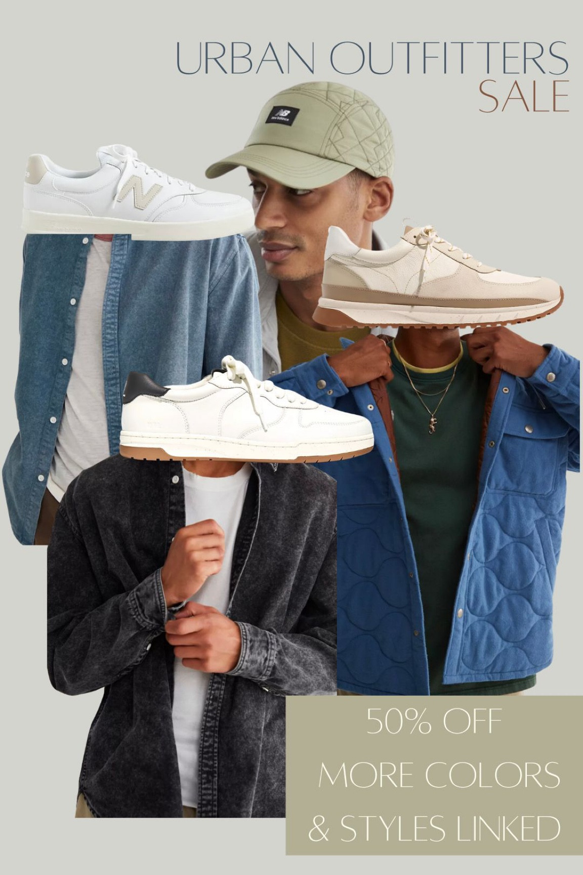 Urban Outfitters Sale! 50% Off select styles. Linked my top picks for men 

Mens sale. Mens affordable fashion. New balance shoes. Mens Athleisure. 

#LTKsalealert #LTKmens #LTKshoecrush