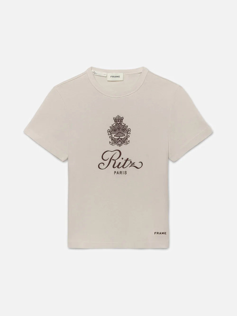 Ritz Women's Tee  in  Cream | Frame Denim