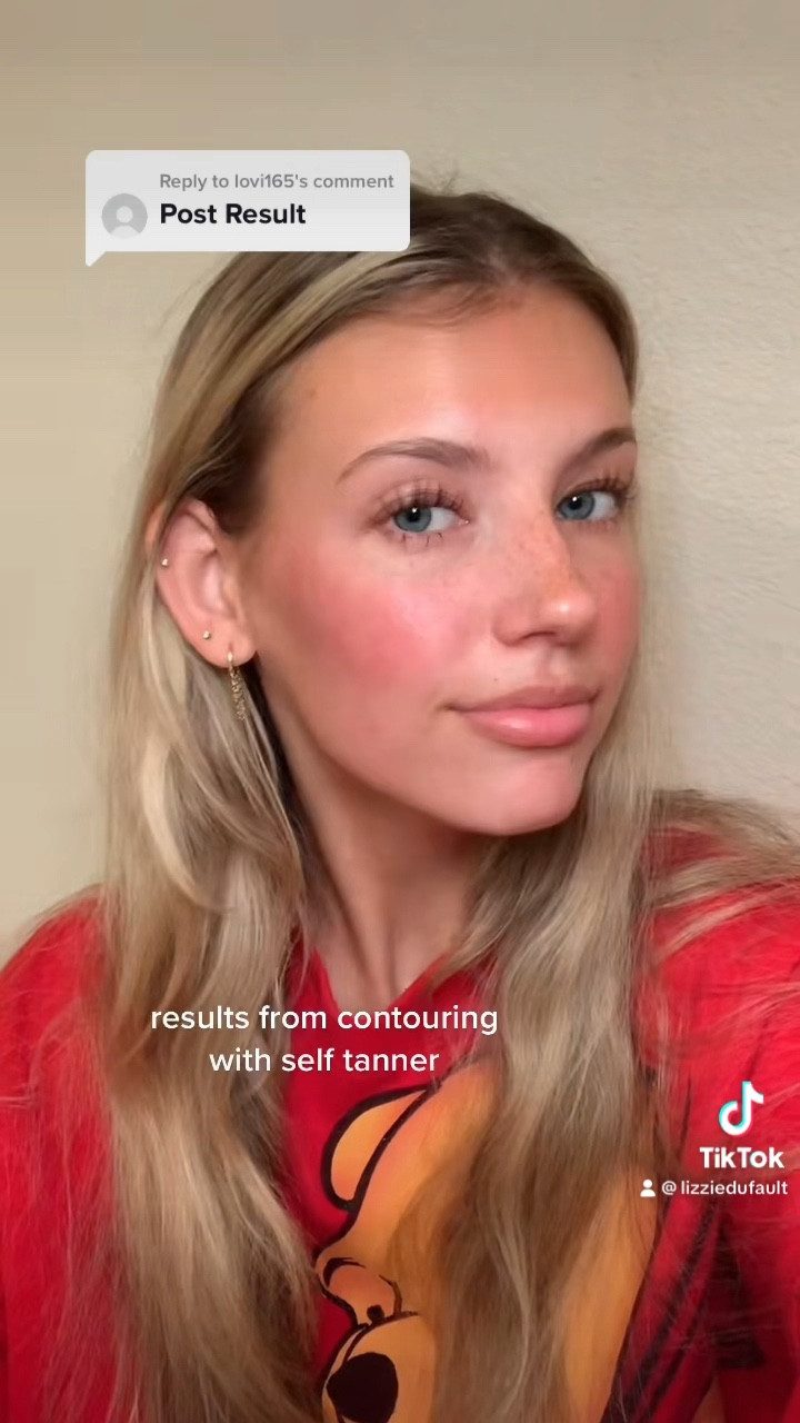 results of contouring my face with self tanner 

#LTKunder50 #LTKSeasonal #LTKbeauty