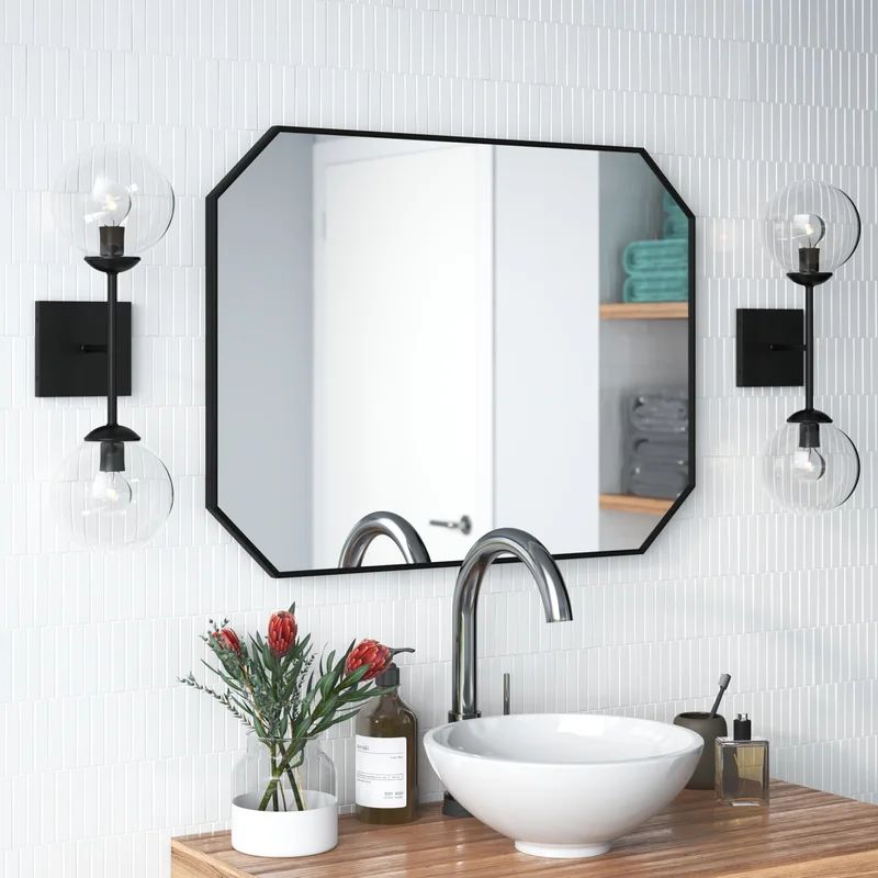 Bouchard Octagon Metal Wall Mirror | Wayfair North America