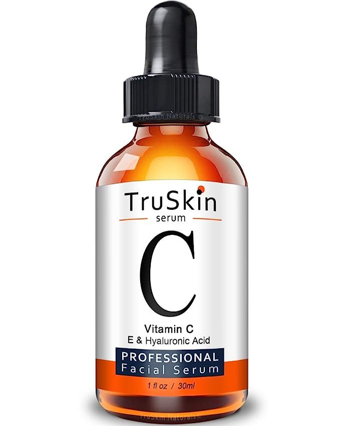 TruSkin Vitamin C Serum for Face with Hyaluronic Acid, Vitamin E, Witch Hazel, 1 fl oz | Amazon (US)