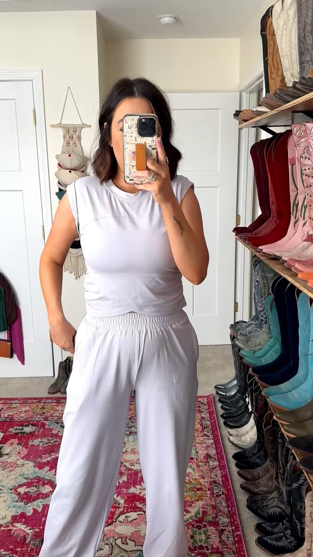 Medium in this two piece set from Amazon 

#LTKgrwm #LTKTravel #LTKfitnessgoals