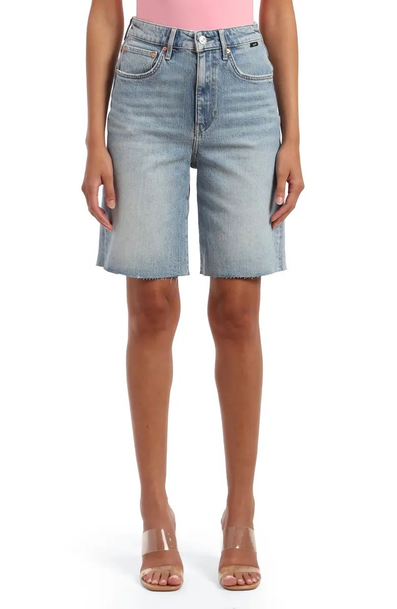 Mavi Jeans Selina Cutoff Bermuda Denim Shorts | Nordstrom | Nordstrom