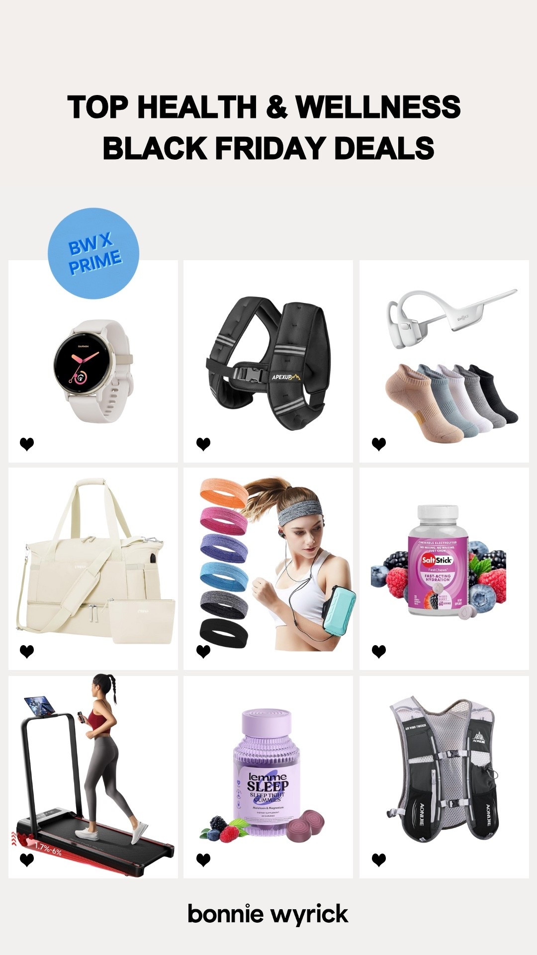 Amazon Black Friday Deals- Health & Wellness

Health & wellness, amazon prime deals, running accessories, supplements 



#LTKActive #LTKfitnessgoals #LTKCyberWeek