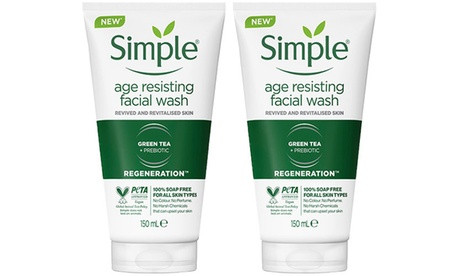 Age Resisting Facial Wash 150ml, Six, Green, Simple | Groupon UK- AU
