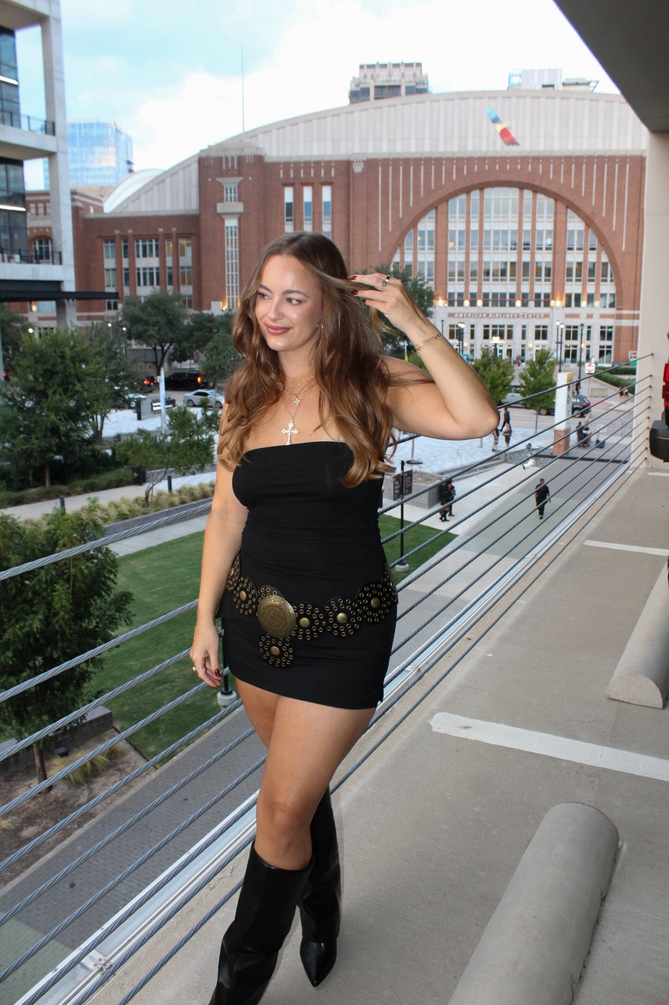 tate mcrae concert outfit!!! all amazon finds!! #tatemcrae #concertoutfit #misspossesivetour #amazonfashion #amazonfinds 

top- small 
skirt- medium
belt- mediumm
boots- tts 

#LTKStyleTip #LTKFindsUnder50 #LTKMidsize