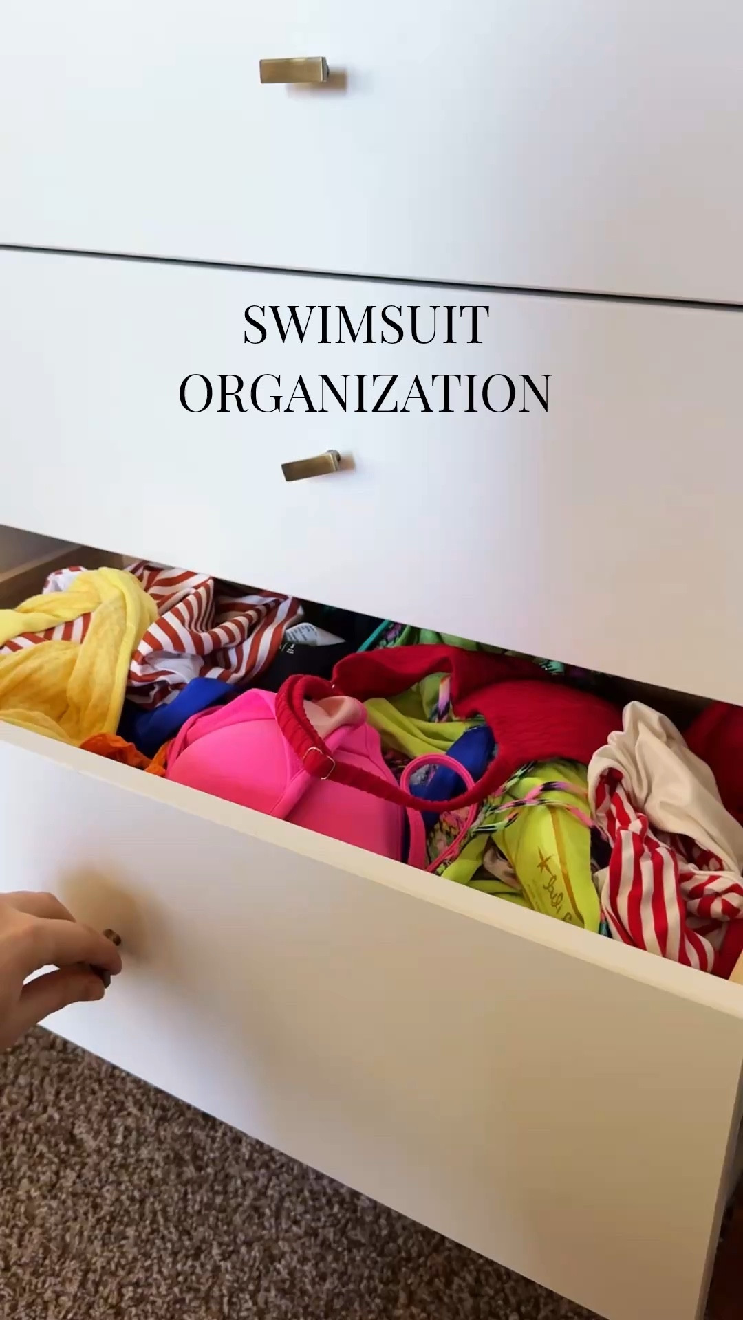Swimsuit and bikini drawer organization 

#LTKHome