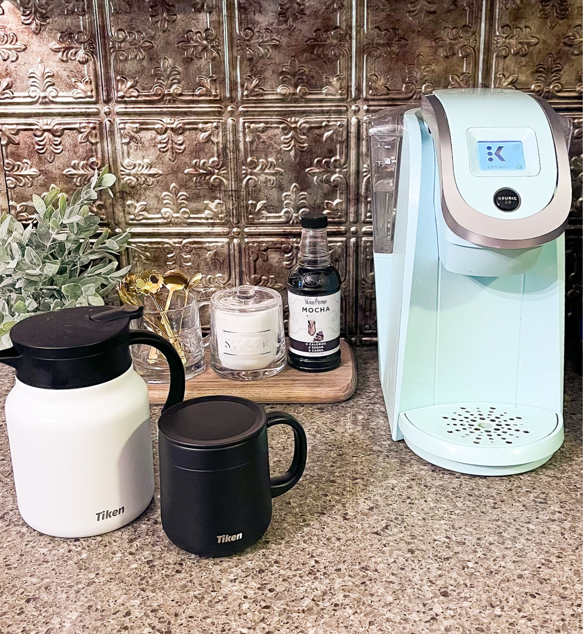 Coffee Station. Keurig. Coffee Accessories. Affordable coffee pot.