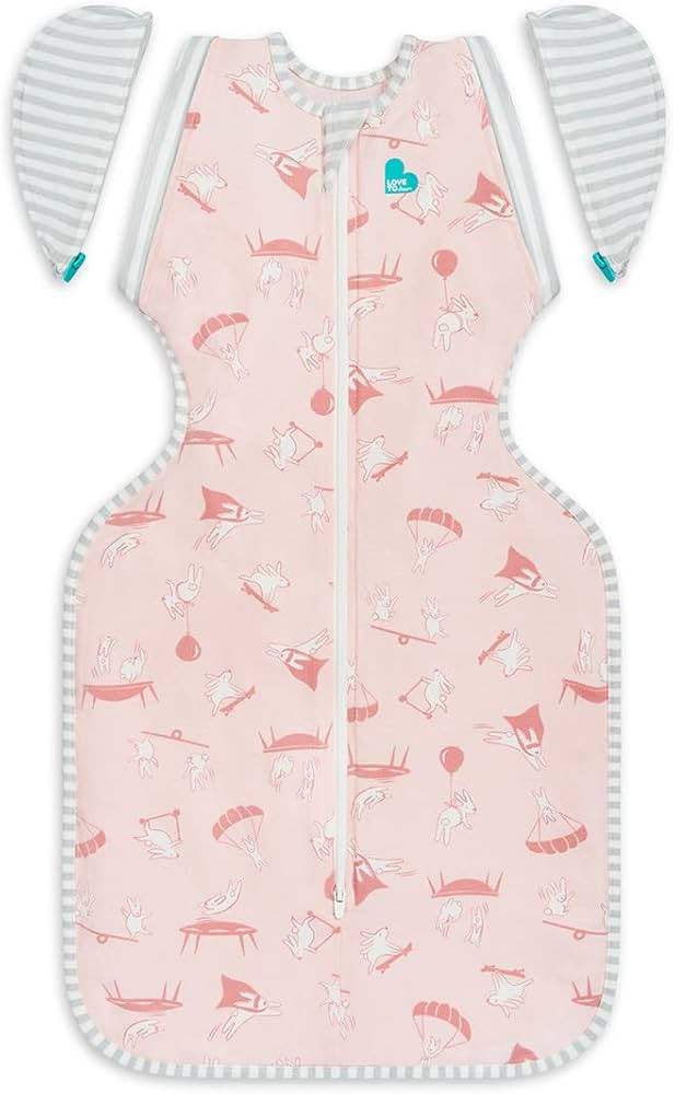 Love to Dream Swaddle UP Transition Bag Lite, Daredevil Bunny Light Pink, Patented Zip-Off Wings,... | Amazon (US)