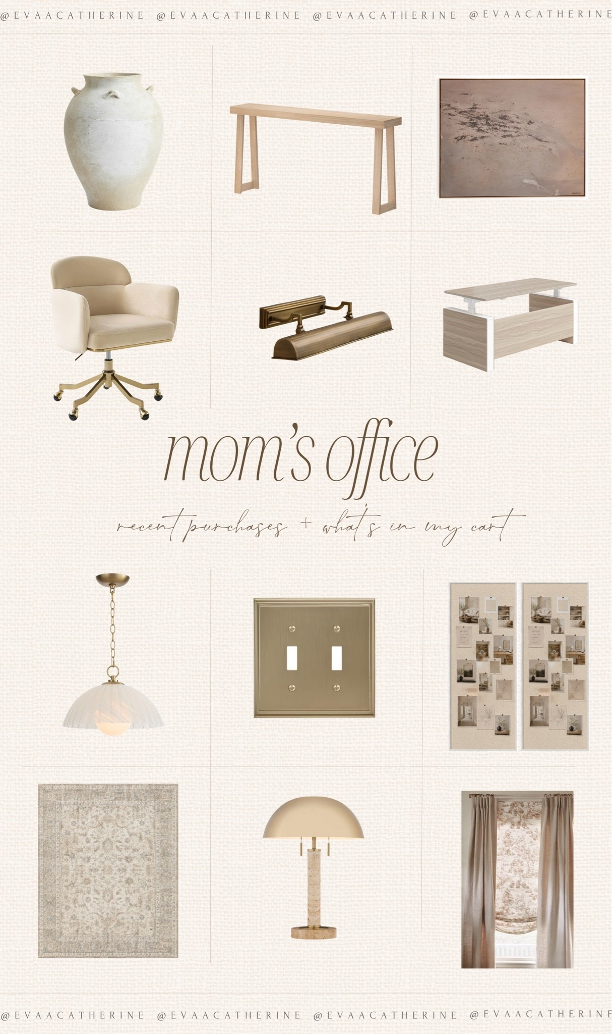 mom’s office is officially coming together 🤎 sharing some of my recent purchases + everything currently in my cart for the space. think warm woods, creamy neutrals, vintage-inspired brass, soft textiles & those little details that make a room feel collected and elevated.

everything is linked on my LTK ✨

#LTKHome #LTKFinds #HomeOffice #OfficeMakeover #HomeDecor

#LTKHome