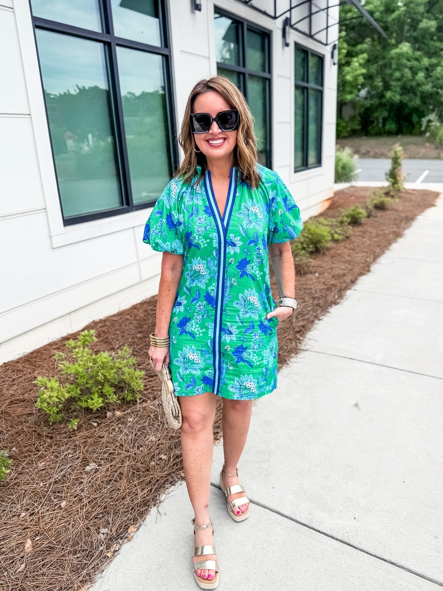 Colorful summer dress 
Runs generous - size down if in between 
Use code LAURA15 through 7/2

#LTKootd #LTKmomlife #LTKOver40