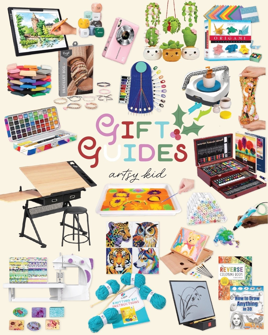 For the kid who’s always sketching, painting, stitching, and creating. This gift guide is packed with next-level art and craft finds they’ll be obsessed with, perfect for hours of inspired, hands-on fun.

#CreativeKids #ArtsyGifts #GiftGuide #MakerLife


#LTKKids #LTKGiftGuide #LTKHoliday