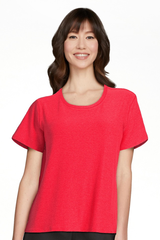 Athletic Works Women's and Women's Plus ButterCore Tee with Short Sleeves, Sizes XS-4X - Walmart.... | Walmart (US)