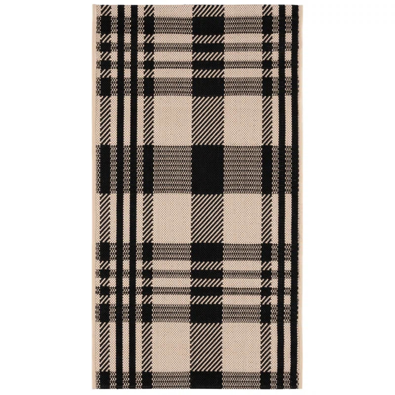 Lakeeva Plaid Beige Area Rug | Wayfair North America