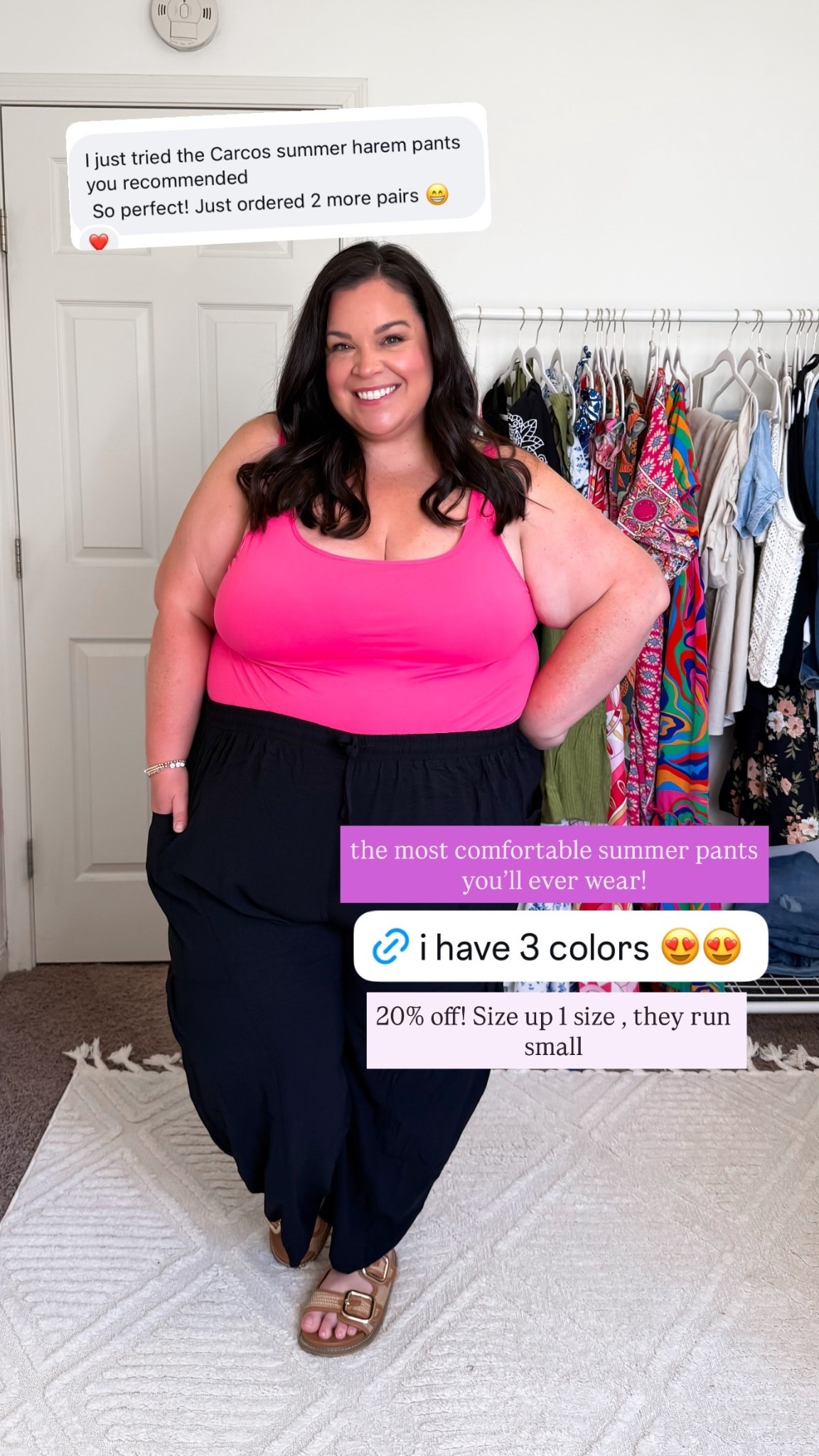 the most comfortable summer pants you’ll ever wear!  20% off! Size up 1 size , they run small

#LTKootd #LTKSaleAlert #LTKPlusSize