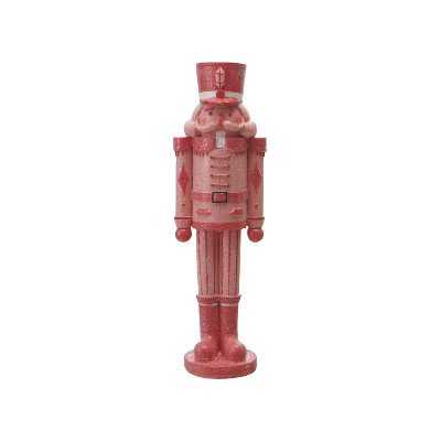 Storied Home Resin Nutcracker, Pink and Red | Target