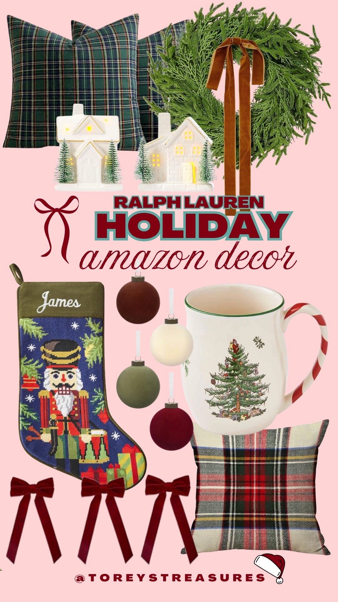 Ralph Lauren inspired chrisss decor! All affordable on Amazon!  

#LTKGiftGuide #LTKSeasonal #LTKHoliday