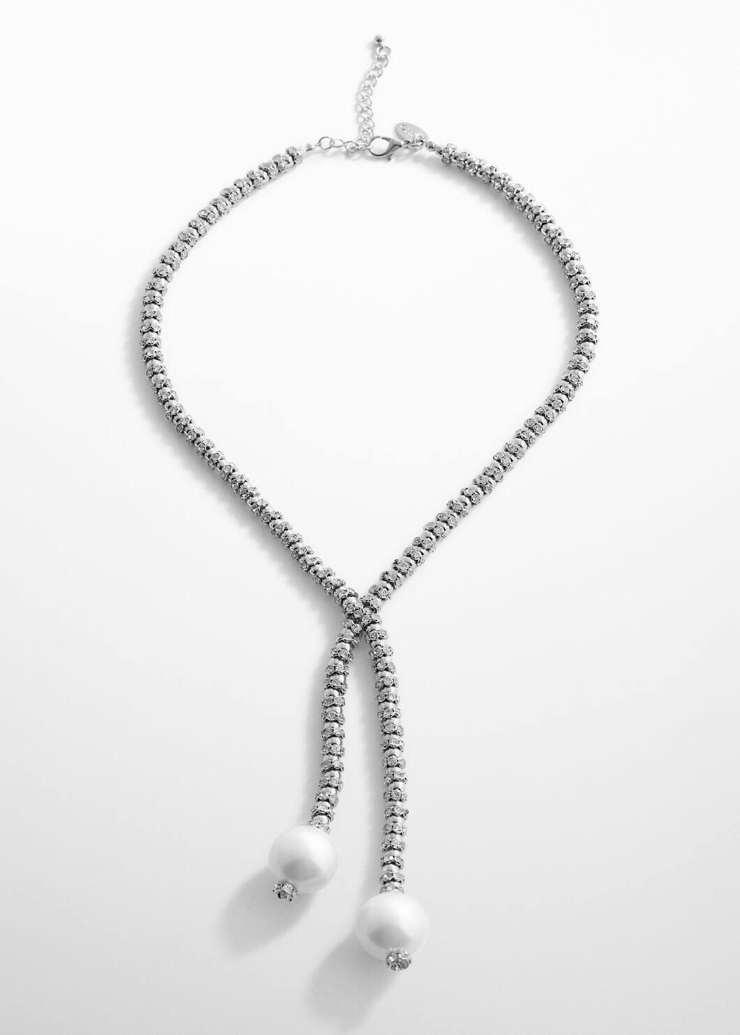 Crystal cross necklace | MANGO (UK)