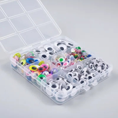 520 Pcs Wiggle Googly Eyes with Self-Party Adhesive, 6mm 8mm 10 mm 12mm 15mm Mixed Packaging (Coloured) | Wayfair North America