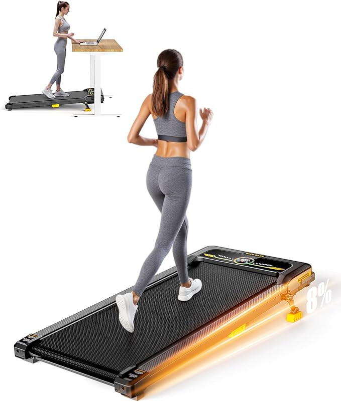 Walking Pad Treadmill, WALKWAKE 8% Incline Walking Pads, Compact Under Desk Treadmill for Home, 3... | Amazon (US)