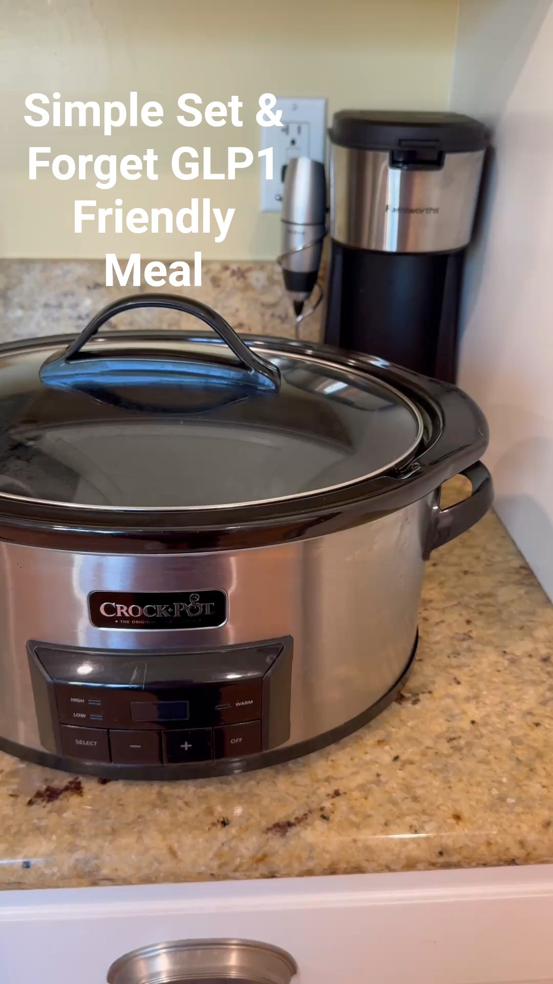 Easy Crock Pot Meal to Set and Forget that will support you on your GLP1, Keto, Carnivore, Anti Inflammatory, Paleo, Low Carb, Bariatric and other Protein focused plan. 
Simplicity at its best and works great for the allergy set with only 2 ingredients! Beef and Salt!

Great way to ensure you meet your protein requirements. Also, can be an easy base to build a meal around. I actually made rice and broccoli for my guys to enjoy, too.

#protein #easymeal #homecooking #weightlosssuccess #weightlosstips

#LTKFindsUnder100 #LTKWatchNow #LTKHome