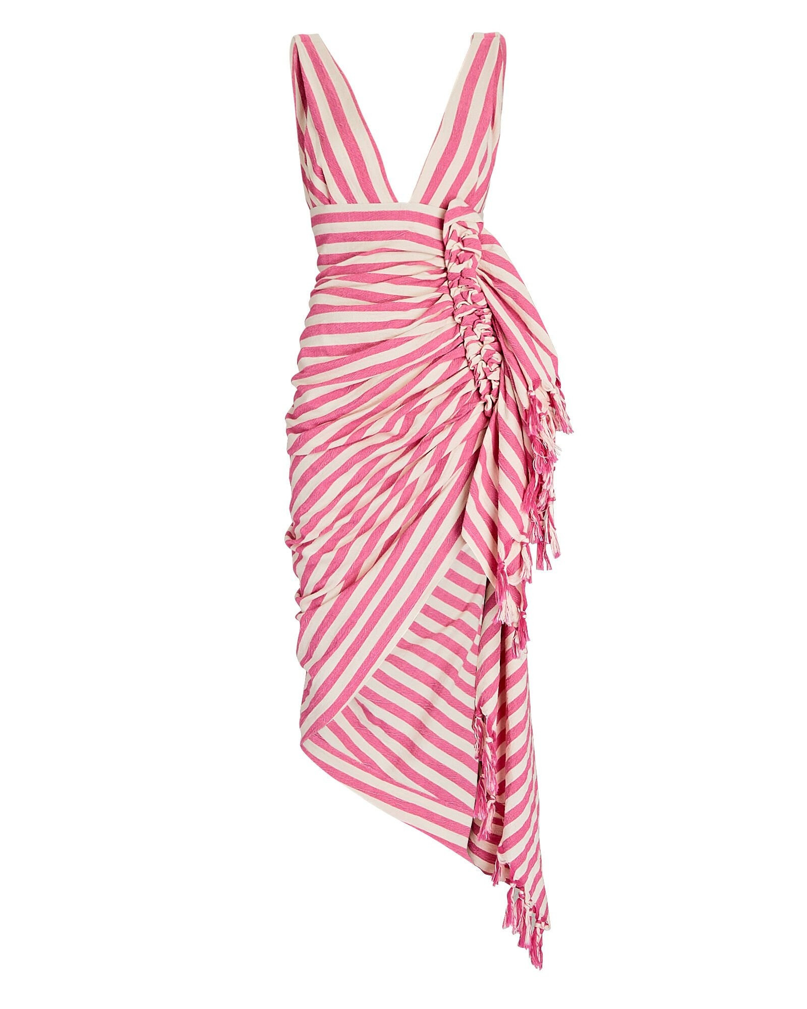 Tulum Striped Midi Dress | INTERMIX
