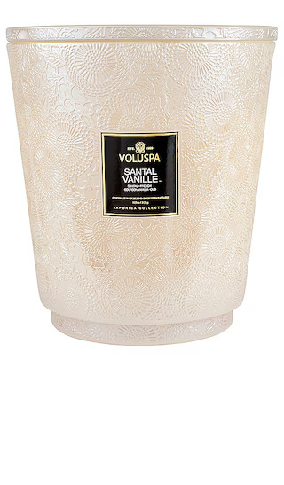 Santal Vanille 5 Wick Hearth Candle | Revolve Clothing (Global)