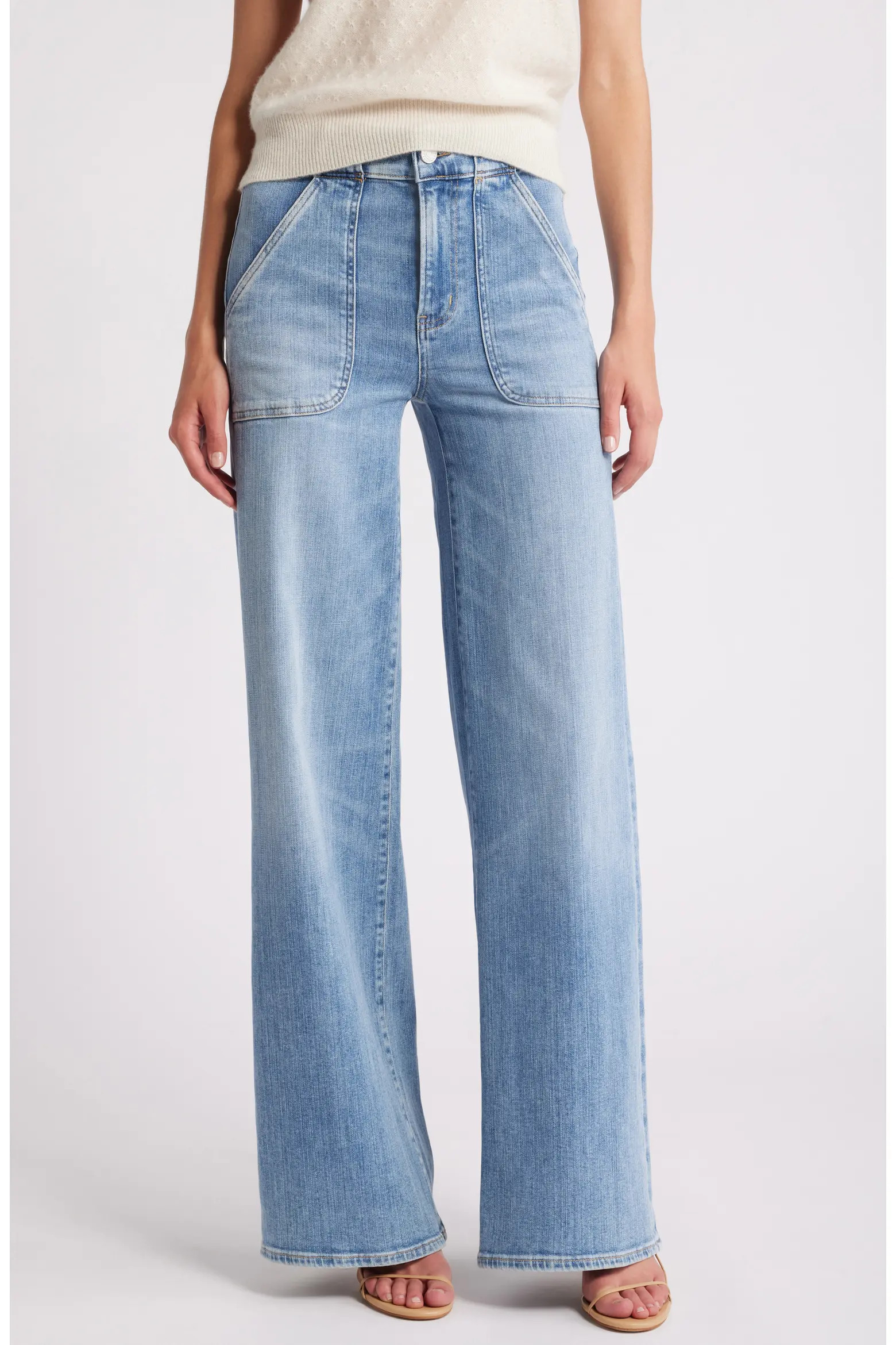 Modern Pocket Wide Leg Jeans (Women) | Nordstrom | Nordstrom