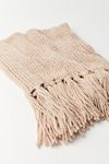 Isla Knit Fringe Scarf | Urban Outfitters (US and RoW)