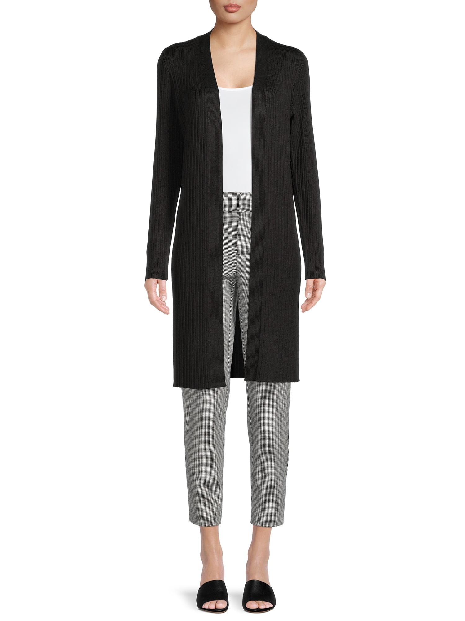 Time and Tru Women’s Ribbed Duster - Walmart.com | Walmart (US)