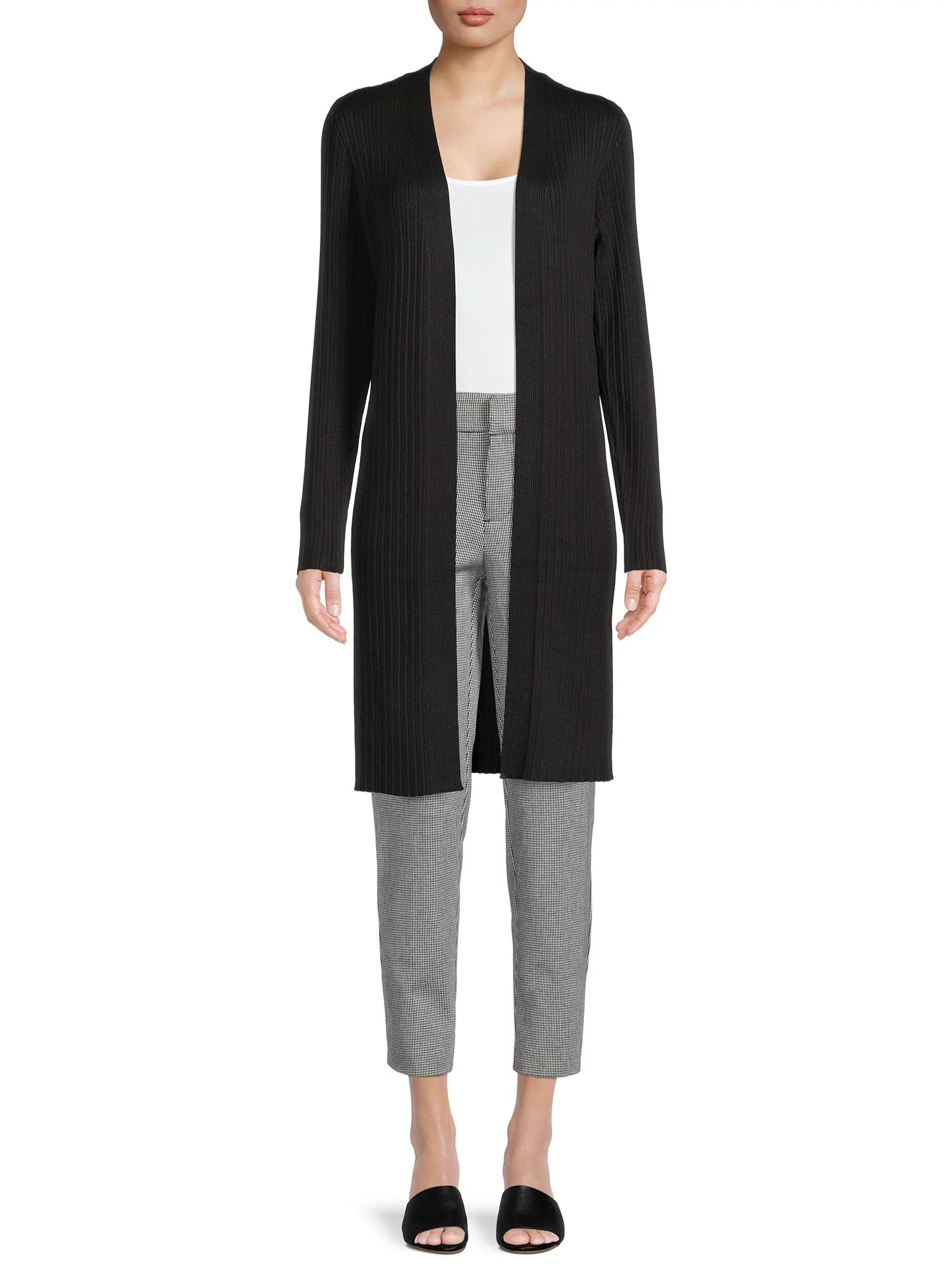 Time and Tru Women’s Ribbed Duster | Walmart (US)