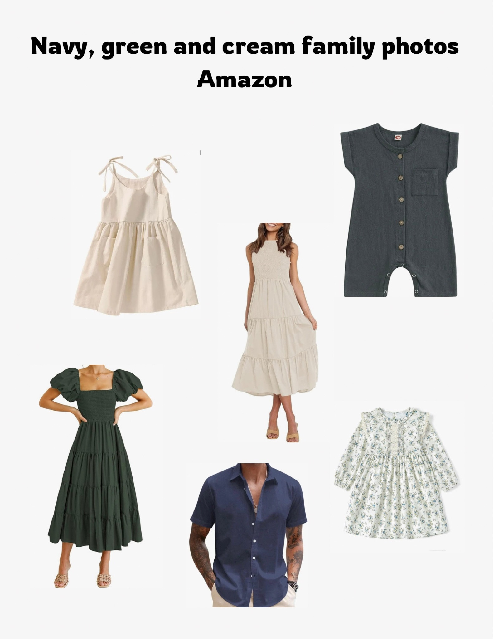 Navy, green and creams family photos 

#LTKFamily #LTKBeauty #LTKSeasonal