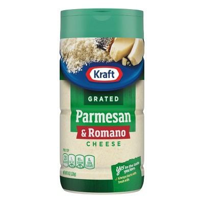 Kraft 100% Grated Parmesan & Romano Cheese 8oz | Target