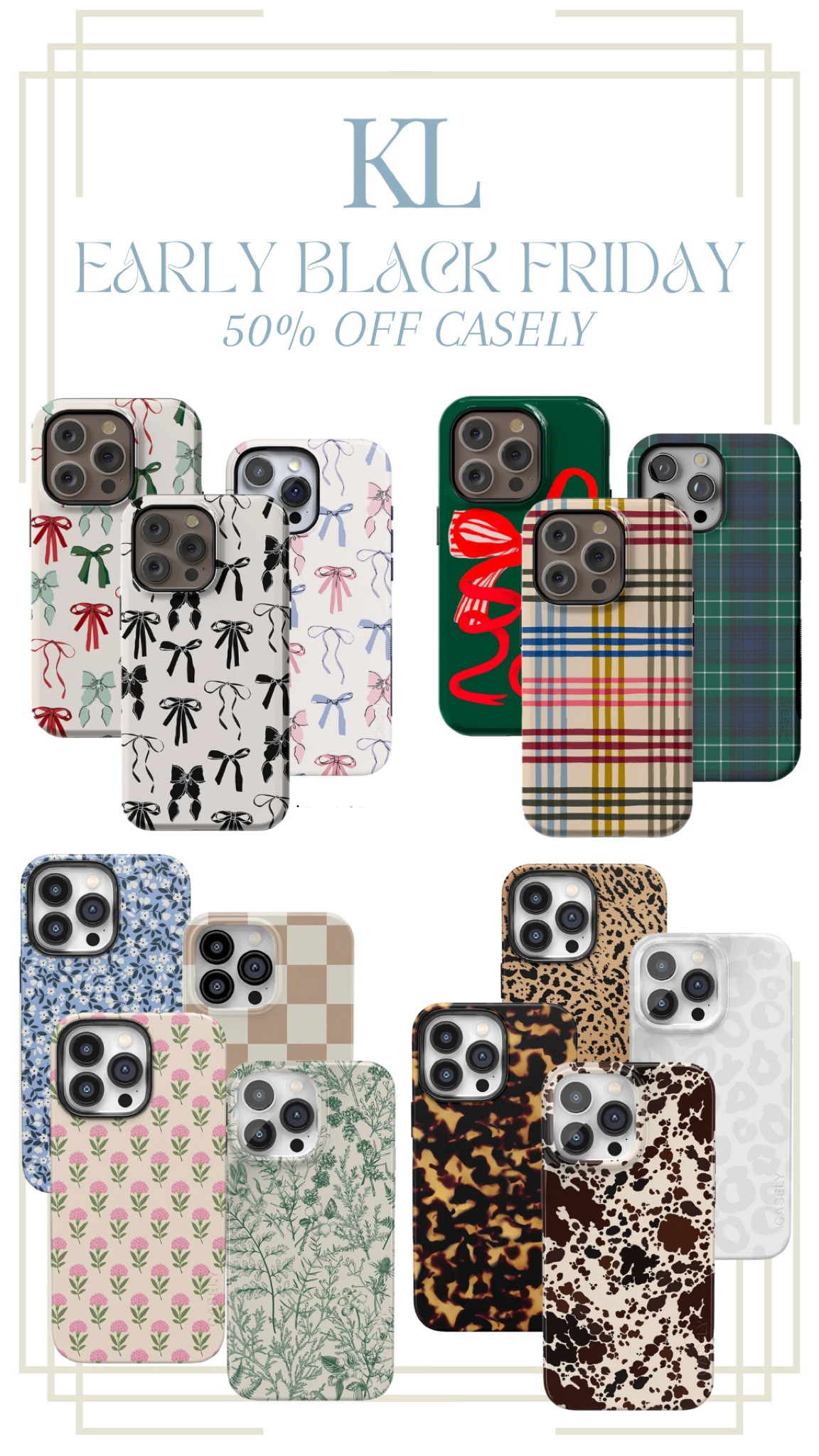 50% EVERYTHING at Casely - so many good deals and great for stocking stuffers! #earlyblackfriday #casely #phonecases #sale 

#LTKSaleAlert #LTKCyberWeek #LTKFindsUnder50