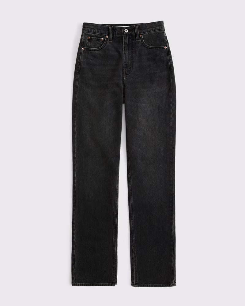 Ultra High Rise 90s Straight Jean | Abercrombie & Fitch (US)