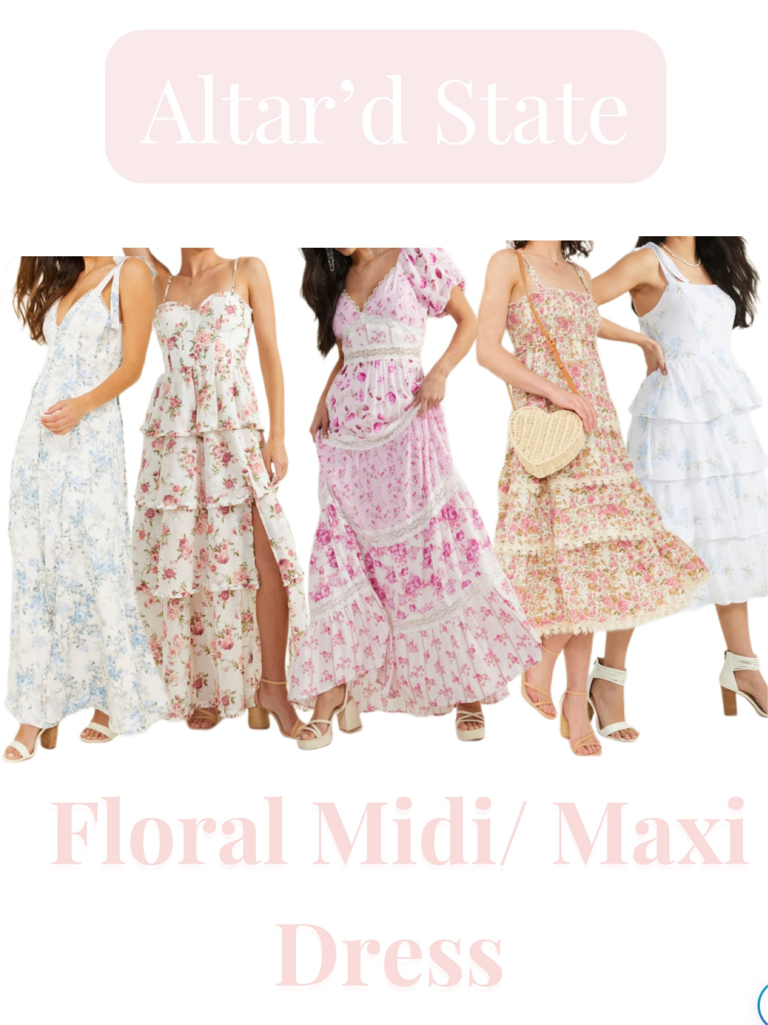 Beautiful floral maxi and MIDI dresses !

#LTKfit #LTKSeasonal #LTKstyletip