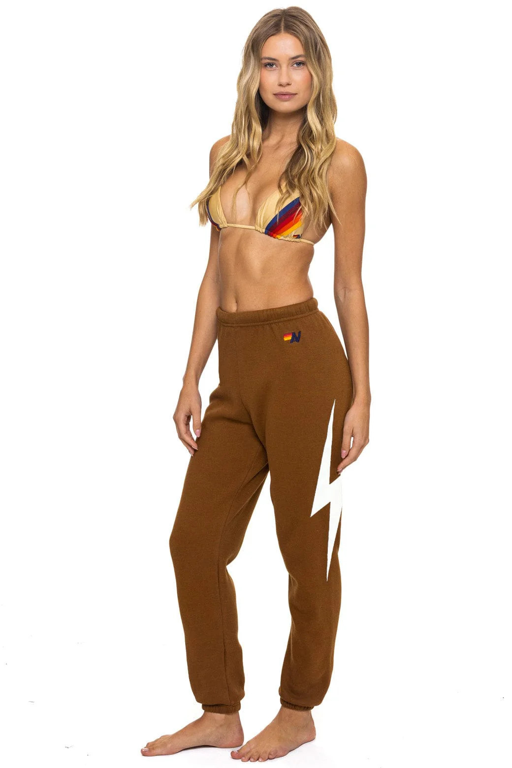 BOLT SWEATPANTS - CINNAMON | Aviator Nation